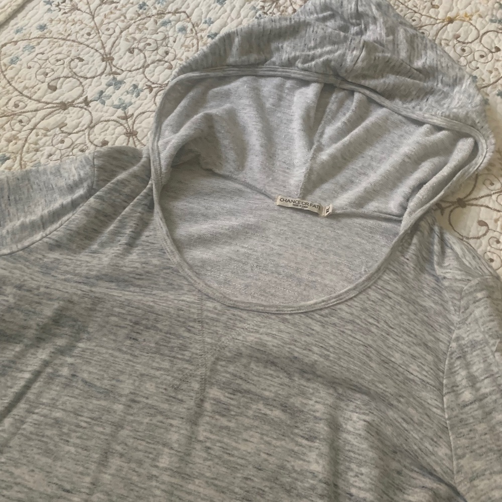 Hooded casual top